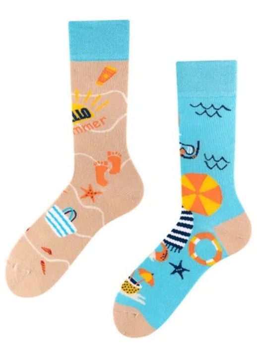 Sosete unisex bumbac Crazy Summer 43-46