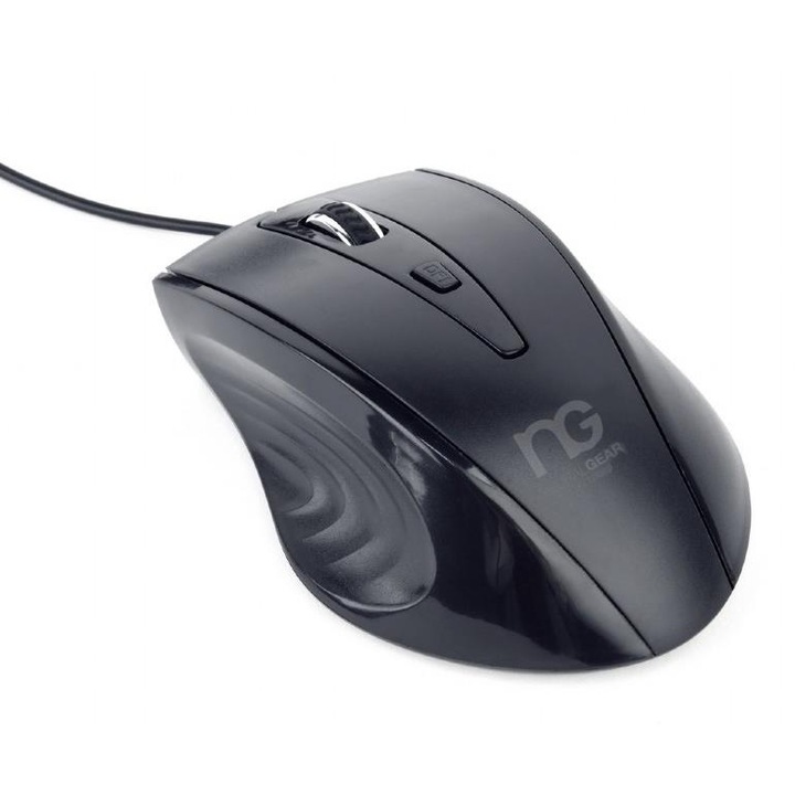 Mouse USB NG, 800/1000/1200 DPI, 115x80x38mm, negru