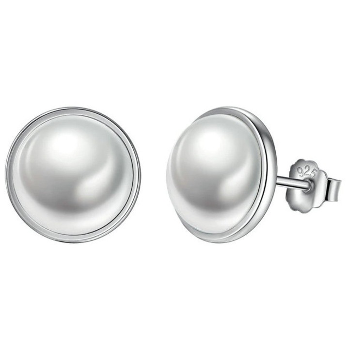 Cercei BAMOER PAS489 cu perla, argint 925