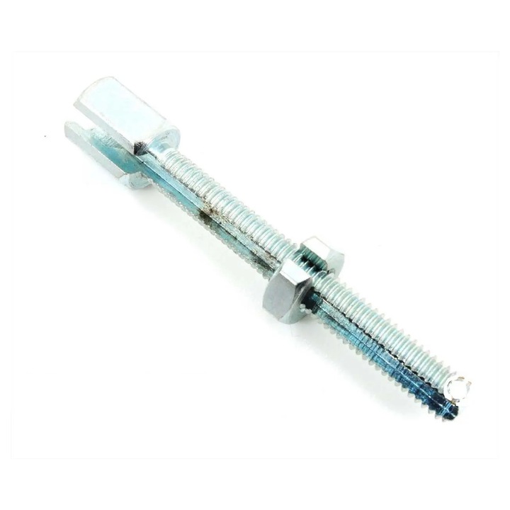 Kábelhúzó csavar menetes M 6 x 50mm kábelvezető 6mm mély furat átmérő 2, 5mm segédmotoros kerékpárhoz, mopedhez, mokickhoz, kismotorhoz, motorkerékpárhoz MG00008262