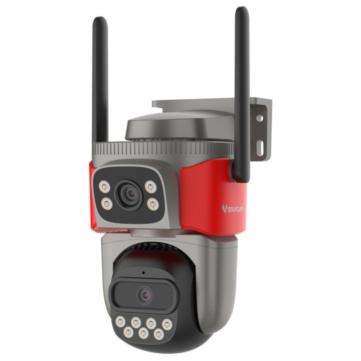 Camera de supraveghere, Vstarcam, AF621DR, duala, 2MP, WiFi, IP66, Gri inchis