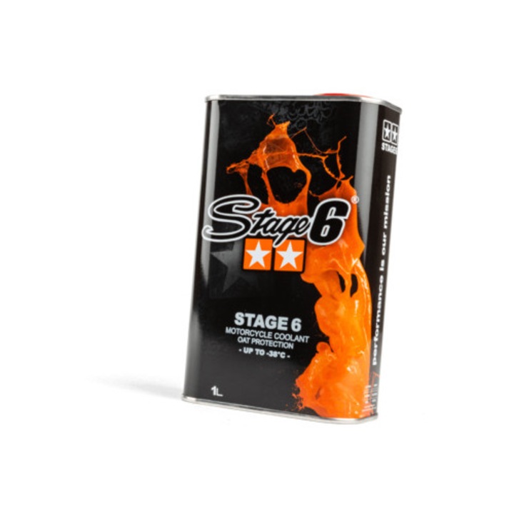 Hűtőfolyadék / Fagyálló -38°C Stage6 1L Narancssárga MX_S6-0230