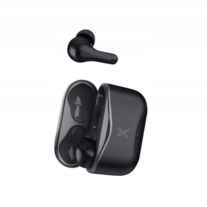 Casti wireless TWS MaXlife, negru, design ergonomic, Bluetooth 5.1, in ear