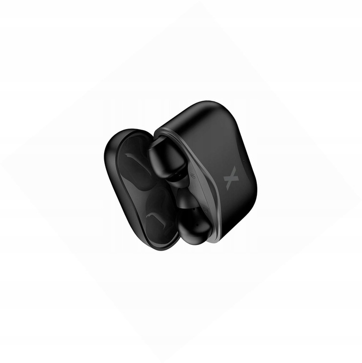 Căști wireless Maxlife TWS, in-ear, Bluetooth 5.1, negru, design ergonomic