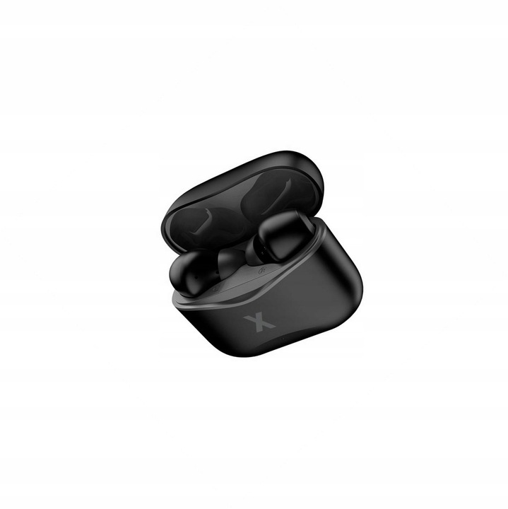 Casti wireless TWS MaXlife, negru, design ergonomic, Bluetooth 5.1