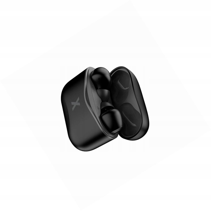 Casti wireless TWS MaXlife, Bluetooth 5.1, ergonomice, negru, in-ear