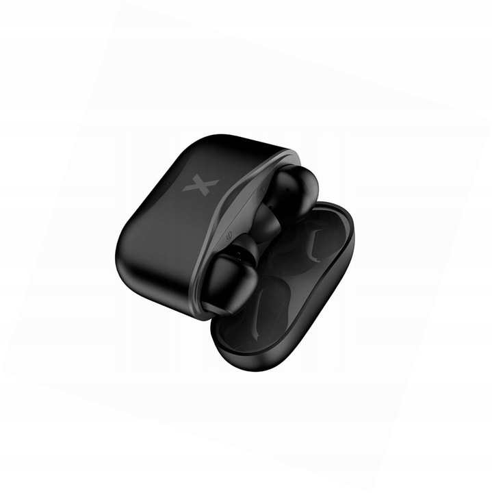 Căști wireless TWS Maxlife, in-ear, Bluetooth 5.1, design ergonomic, negru