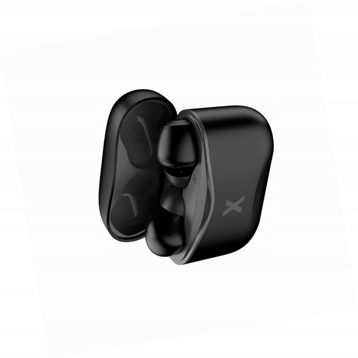 Casti wireless TWS, MaXlife, Bluetooth 5.1, design ergonomic, negre