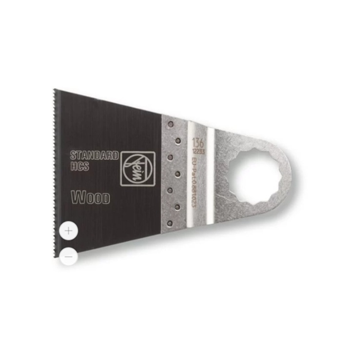 Panza E-Cut Fein 63502136012, 50mm x 65mm, pentru lemn, gips-carton, plastic