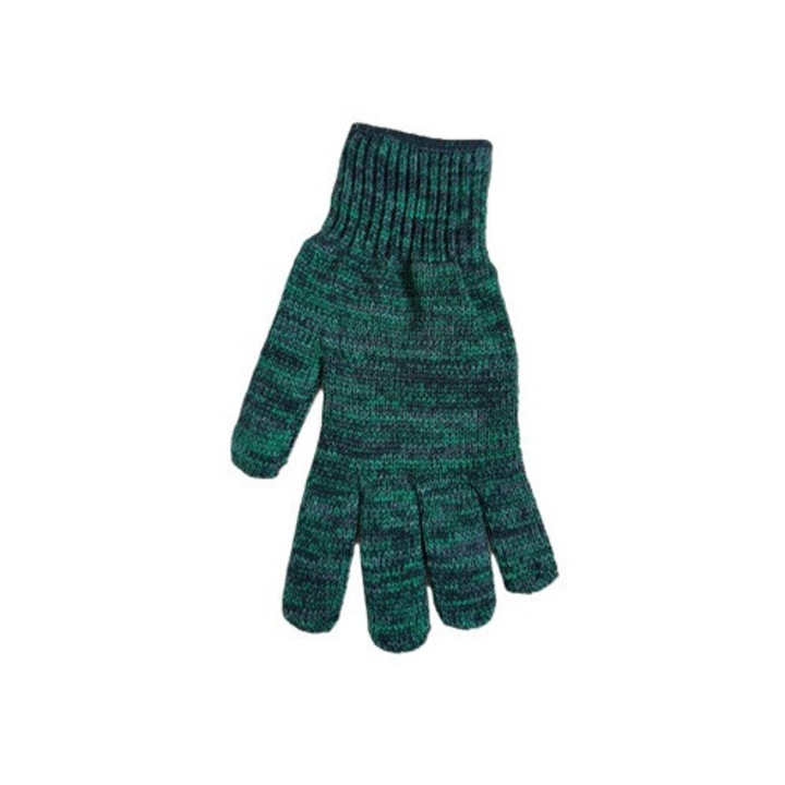 Защитни работни ръкавици Gloves factory Изумруд, зелен черен
