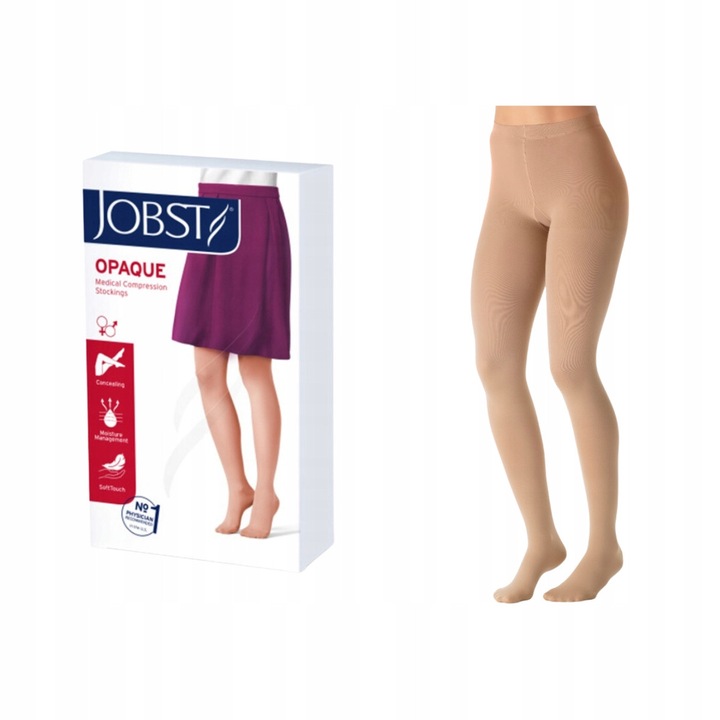 Ciorapi compresivi JOBST OPAQUE CCL1, Marimea 4, Culoare Caramel