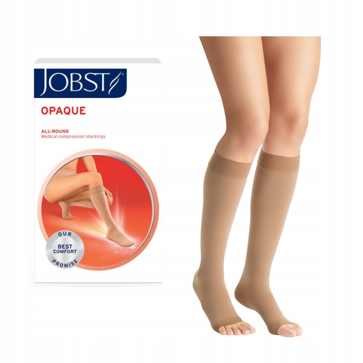 Ciorapi compresivi JOBST Opaque CCL1, Marimea 3, Picioare Deschise