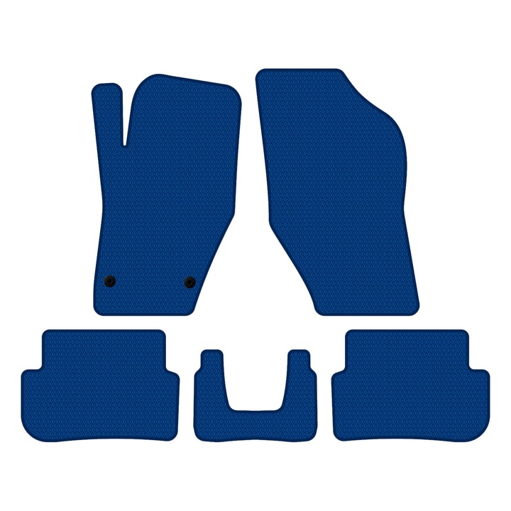 Set Covorase Auto dedicate Peugeot 308 CC I (2009–2015) Cabrio all seasons perfect compatibile, 5 piese, Albastru