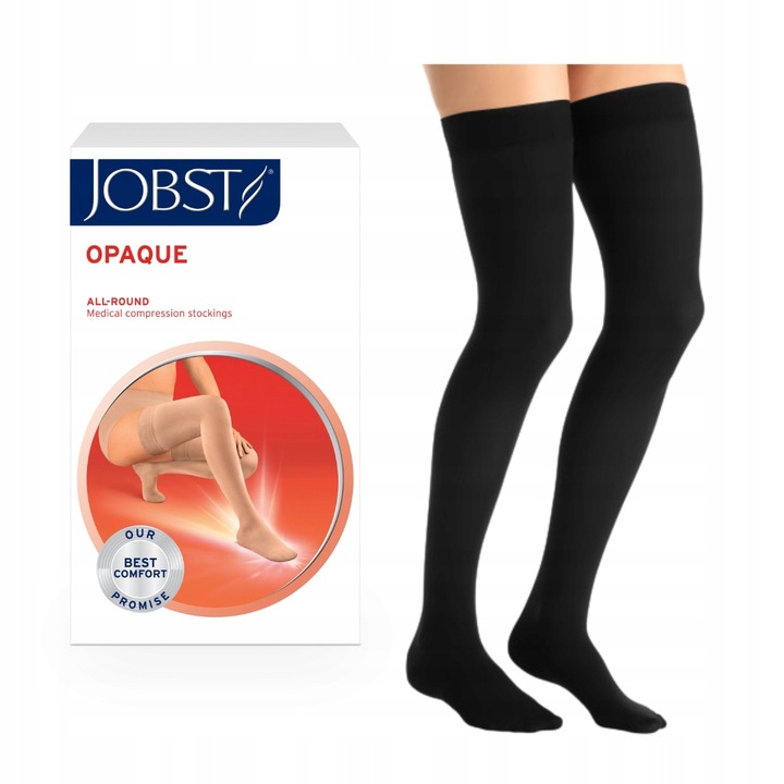 Jobst Opaque Marimea 3, CCL2, Negru - Sosete Compresive pentru Varice