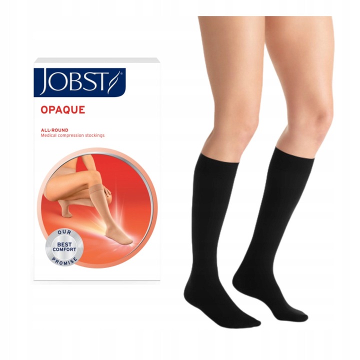 Ciorapi compresivi JOBST OPAQUE CCL1, negri, marimea 2