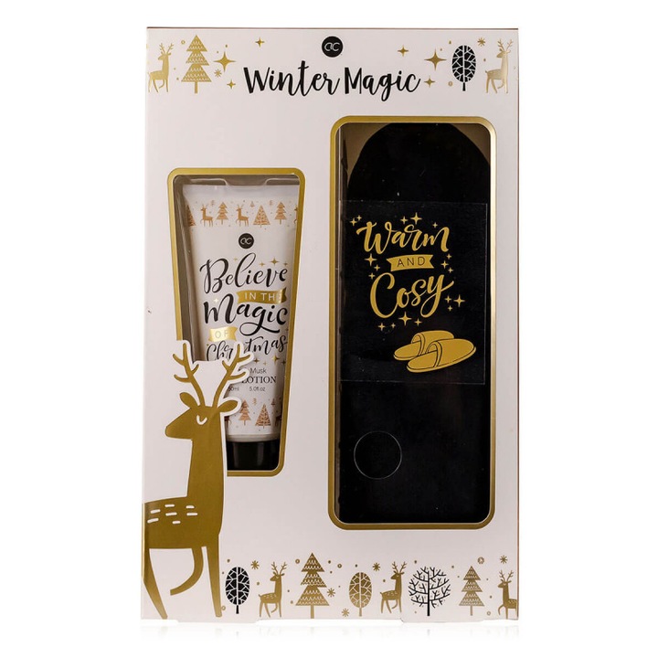 Accentra Winter Magic lábápoló készlet, testápolók és krémek