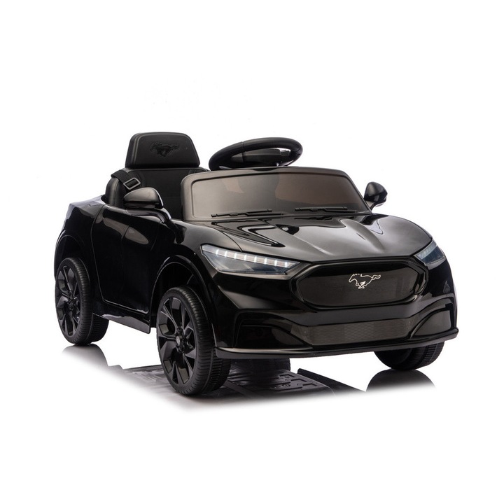 Masinuta electrica Ford Mustang Mach-E, 24V, neagra, 92x50x27cm