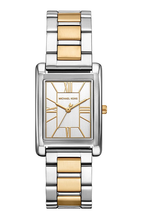 Michael Kors, Двуцветен часовник Essex, Сребрист, Златист