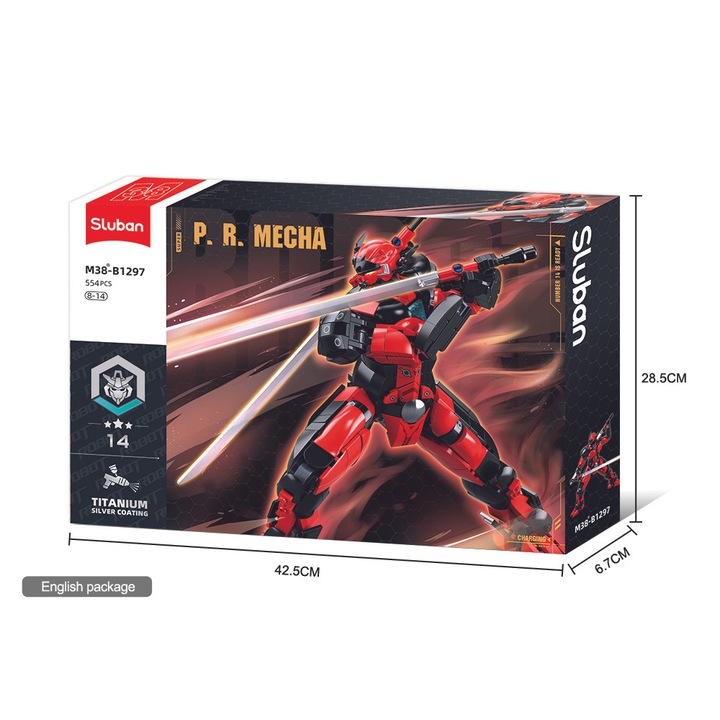 Set de construcții Sluban B1297, 554 piese