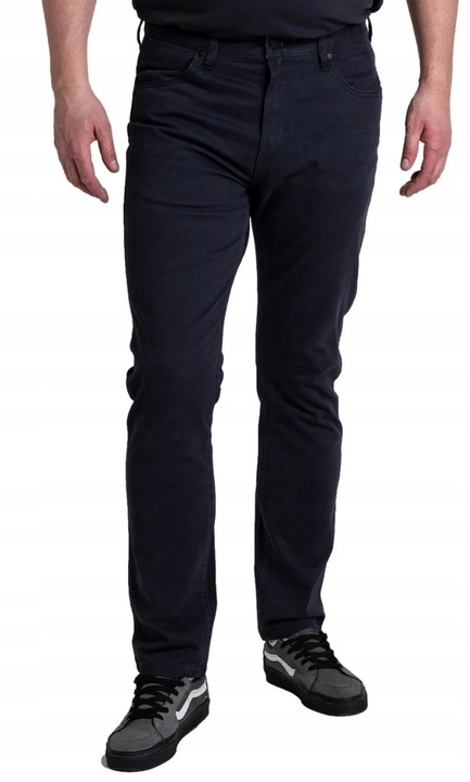 Blugi barbati, Wrangler, Larston, slim fit, bleumarin, bumbac, W30-L30 US