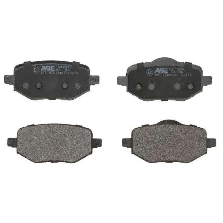 Fékbetét Készlet, Tárcsafék Hátsó Tengely C2C018Abe Citroën C4 10/C4 3 Ds Ds 3 / Ds 3 Crossback Opel Corsa F/Mokka