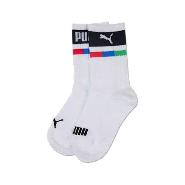 Чорапи Puma за момичета, kids seasonal crew 2p, 938006-01, 31-34 EU, Бели