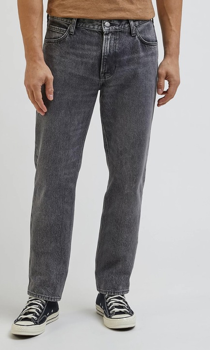 Blugi barbati Lee, Relaxed fit, Gri, Bumbac, W32-L32 US