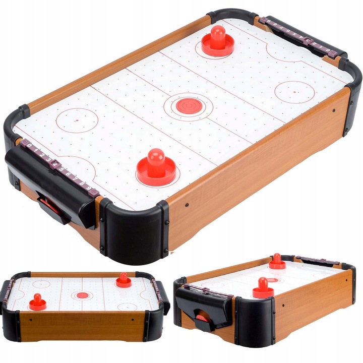 Mese foosball, QULKI, set Air Hockey, 2 odbijaki, 2 krazki, 50,5x30,5x10,5cm
