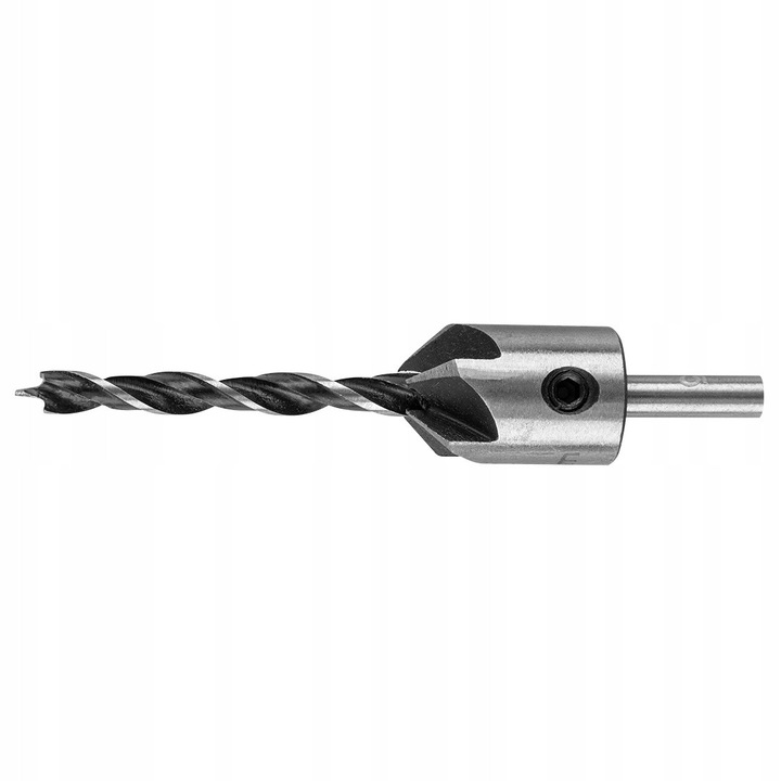 Burghiu pentru lemn Graphite 5mm, freza 16mm, lungime 85mm, set 1 bucata