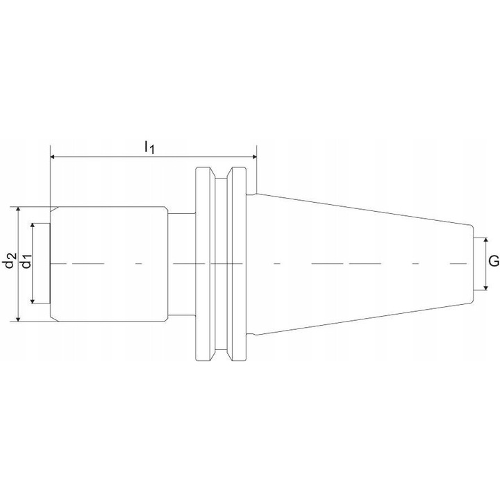 Burghiu Guhring, 6mm, 40xD, carbura, 1-tais, 320mm