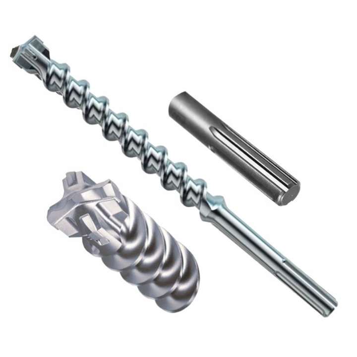 Freza SDS-Plus 4 taisuri, HiKOKI, 20mm, 450mm, pentru beton