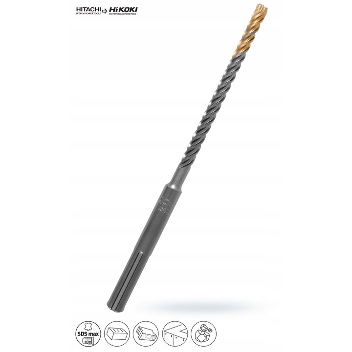 Burghiu SDS MAX 12mm, 340mm, HiKOKI, set 1 bucata