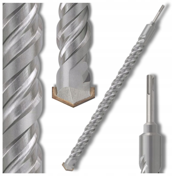 Burghiu Widia SDS Plus 35x600mm, otel aliat 40Cr, carbura de tungsten, prindere SDS-PLUS