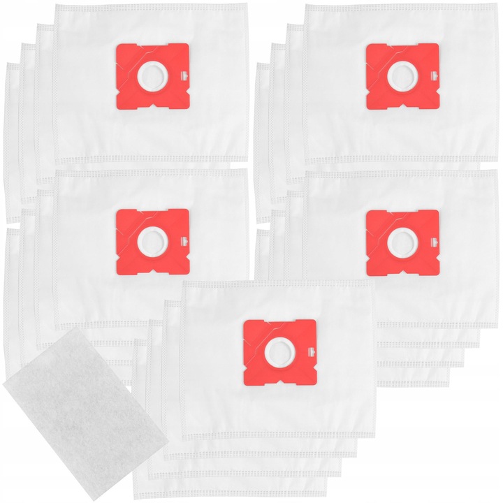 Set 20 saci sintetici pentru aspiratoare AFC, compatibili cu Amica VK 3011/3012, ORA/FEN Turbo, material microfibra, rezistenti la rupere