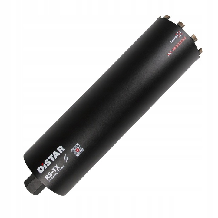 Coroană diamantată Distar DDS-W 142x450mm, prindere 1 1/4 UNC, pentru gaurirea uscata