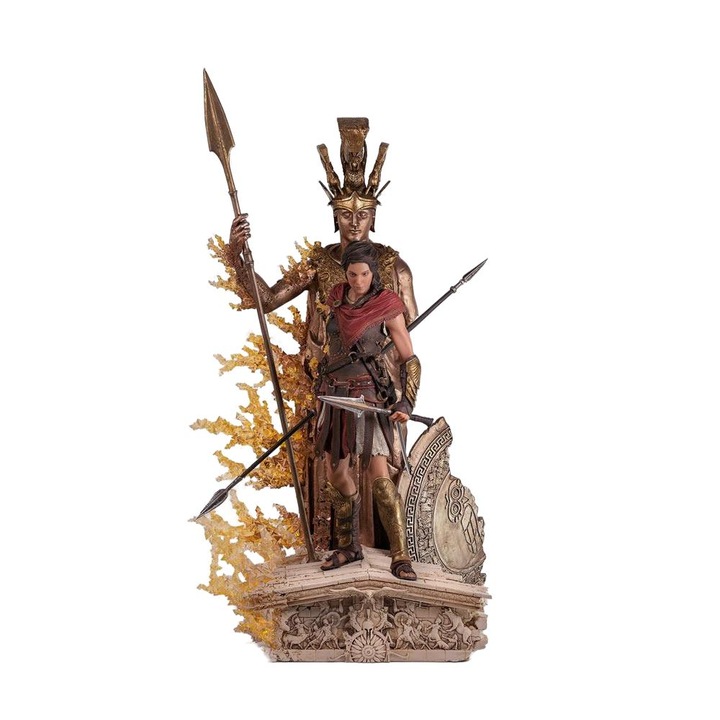 Фигурина Assassin's Creed, Pure Arts, 1/4, Касандра Анимус, 80 см, многоцветна, с LED основа