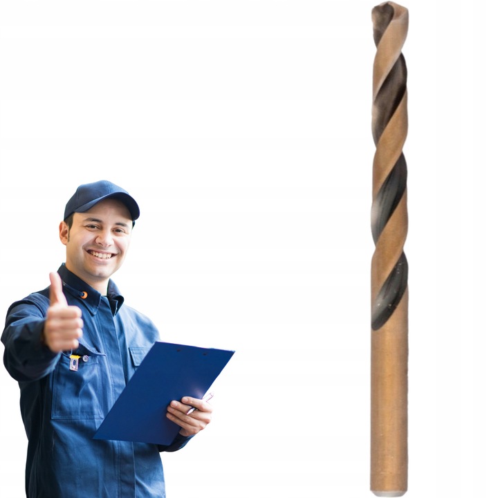 Burghiu Krypton HSS-GK DIN 338 N-UNI 6.8 mm, lungime 109 mm, pentru metal, finisaj gold