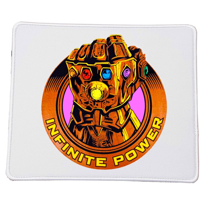 Mousepad Thanos Avengers, 23x20 cm, material durabil, design detaliat