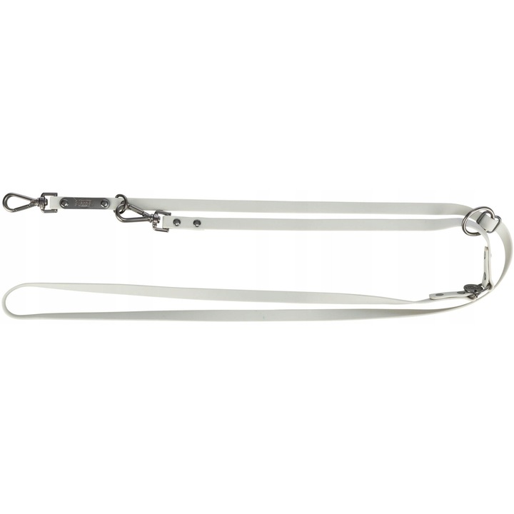 Lesa Trixie CityStyle, PVC, gri deschis, 2m x 20mm, L-XL