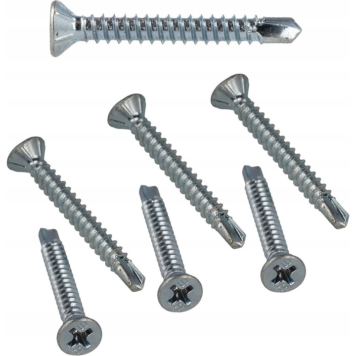 Suruburi autofiletante STALCO WTEX 3, 9x19mm, 1000 buc, zincate