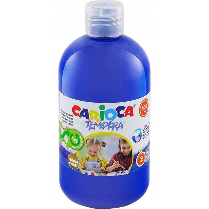 Vopsea Tempera Carioca 500 ml Albastru Intens