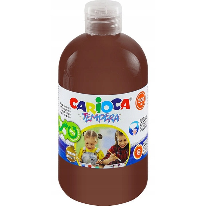 Vopsea Tempera Carioca 500ml Maro - 1 bucata