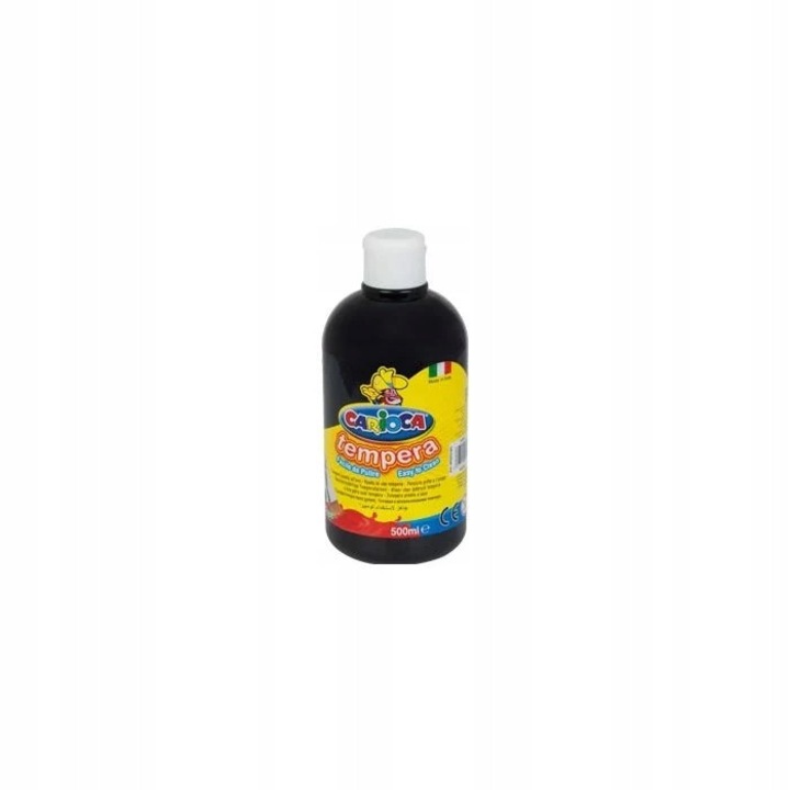 Vopsea Tempera Carioca Neagra 500 ml - Ideala pentru Scoala