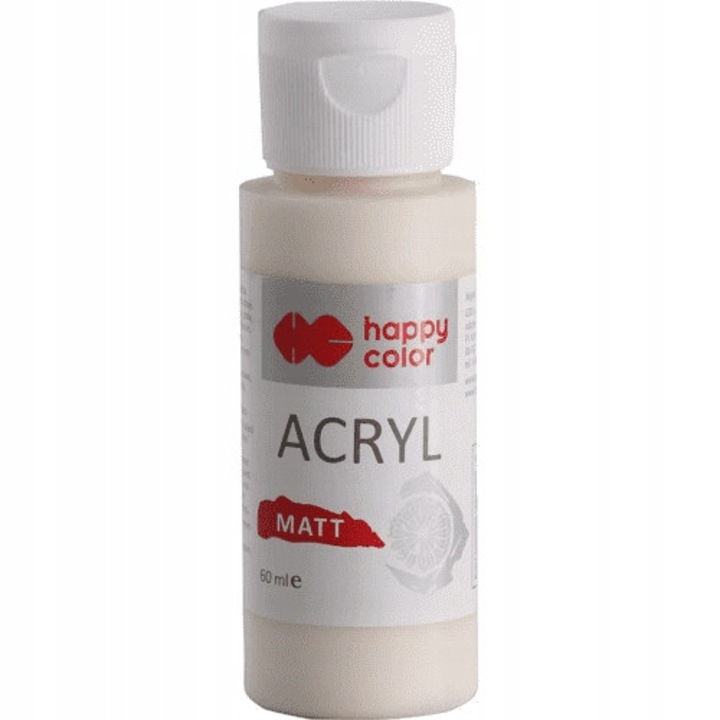 Vopsea Acrilica Happy Color Mat 60 ml - Crem Cappuccino