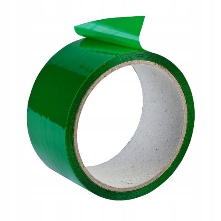 Banda Adeziva Verde 48mm/45m Acrilica - Set 6 Bucati