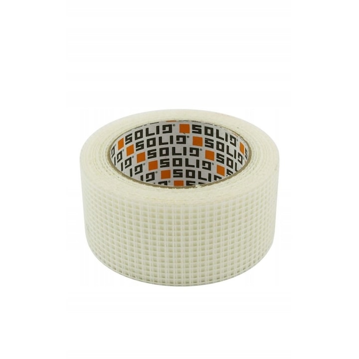 Banda de imbinare rigips 45mm/45m, plasa anti-fisuri SOLID