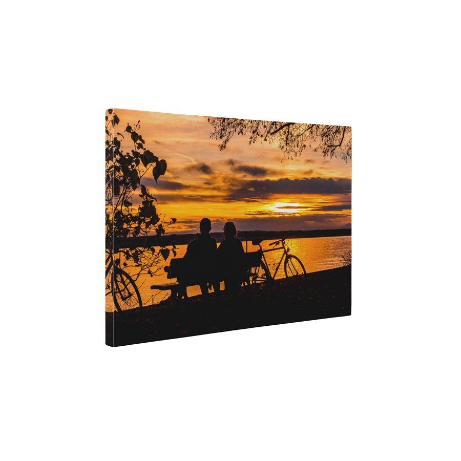 Sunset in love - Tablou Canvas - 60x80 cm