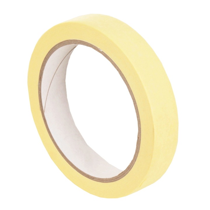 Banda de Mascare Adeziva din Hartie pentru Vopsit, 19mm x 36.5m