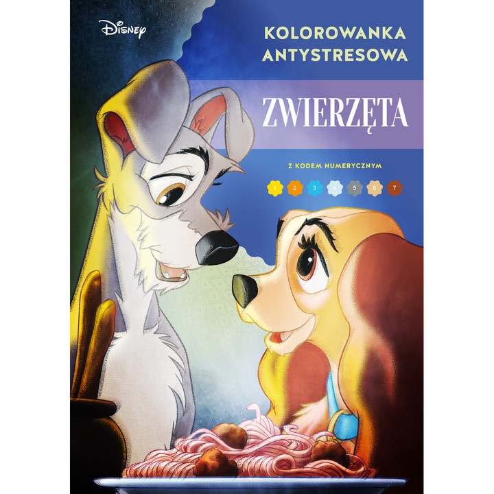 ZWIERZĘTA. DISNEY. KOLOROWANKA ANTYSTRESOWA