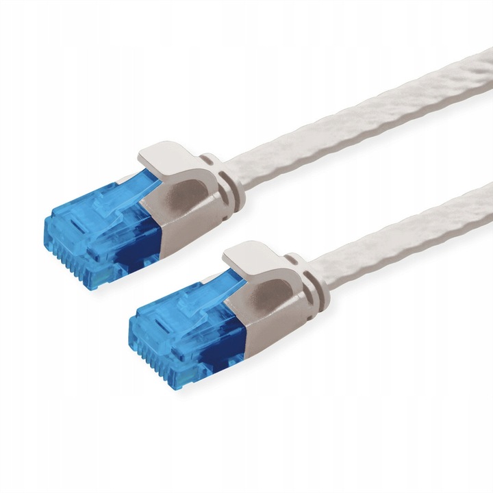 Cablu Patch UTP Cat.6A Plat Gri 5m RJ45